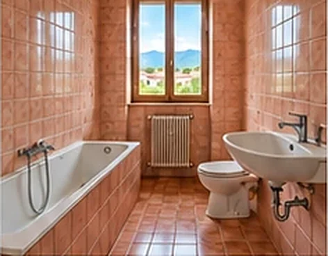 Bagno prima della ristrutturazione, immagine illustrativa